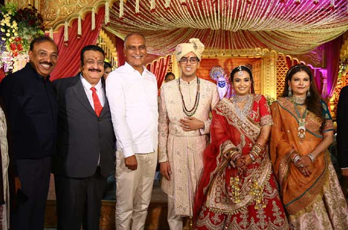 ఘనంగా నిర్మాత సునీల్ నారంగ్ కుమార్తె సిమ్రన్ వివాహ విందు
