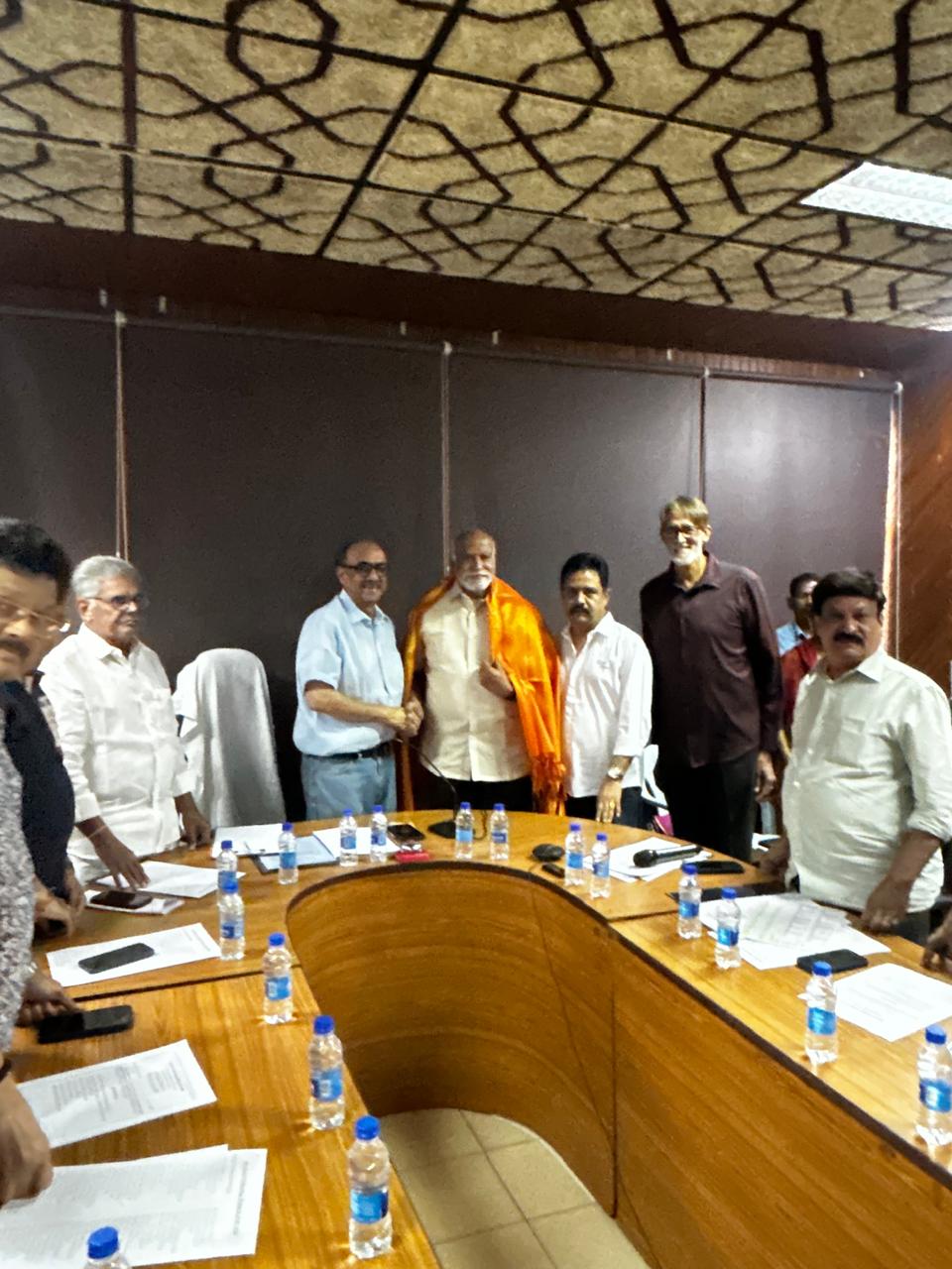 తెలుగు ఫిలిం చాంబర్‌లో నూతన APSFTvTDC చైర్మన్ భరత్ భూషణ్, డైరెక్టర్ చదలవాడ శ్రీనివాసరావుకు ఘన సత్కారం