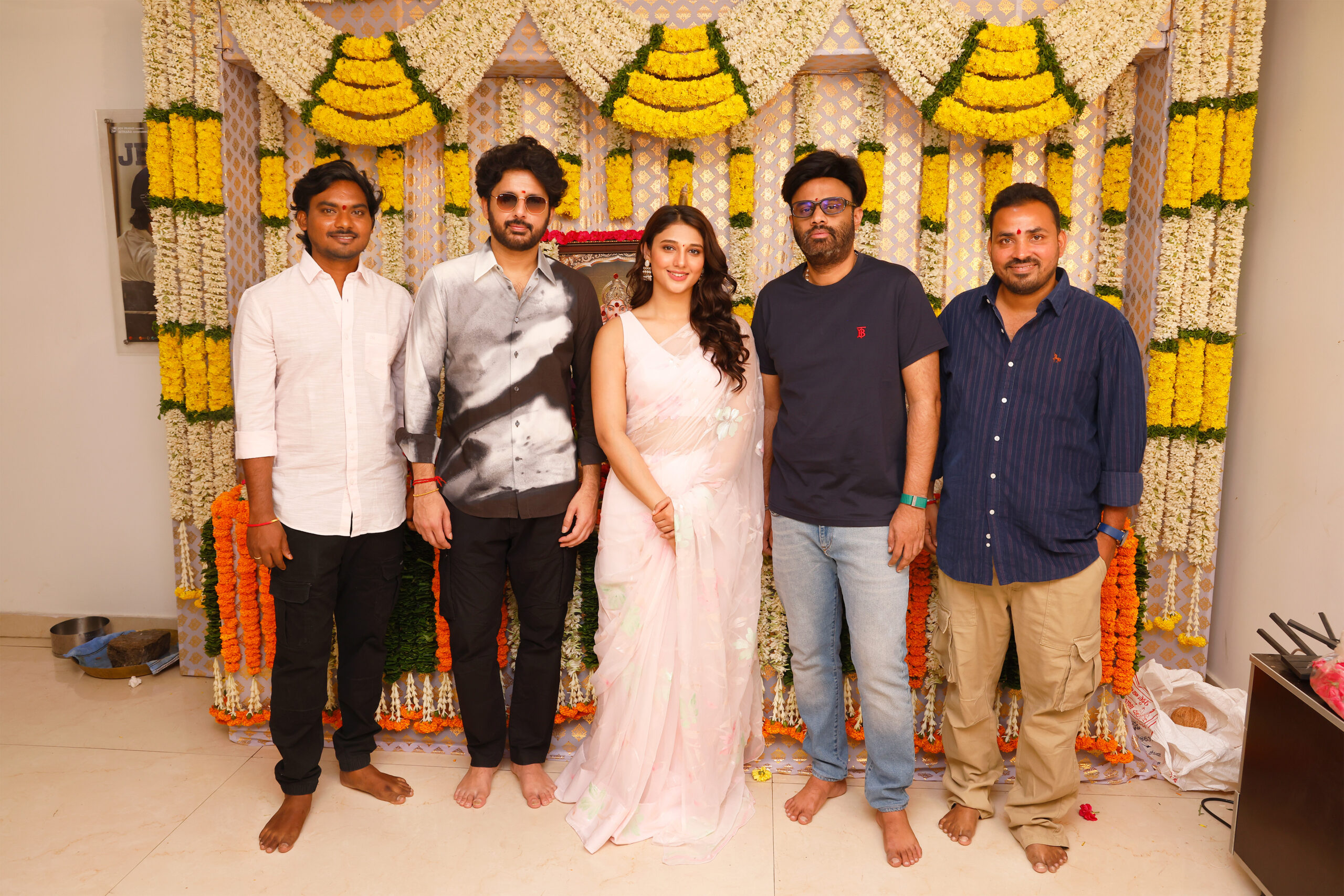 నితిన్–సితార ఎంటర్‌టైన్‌మెంట్స్ కొత్త చిత్రం పూజా కార్యక్రమంతో ఘన ప్రారంభం